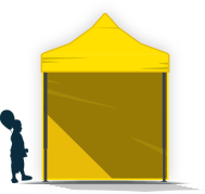 Nožnicové párty stany 2x2 Nožnicové párty stany 2x2