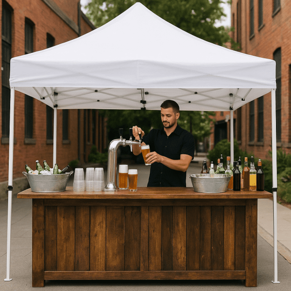 Pop-up bary pod stanom - photo