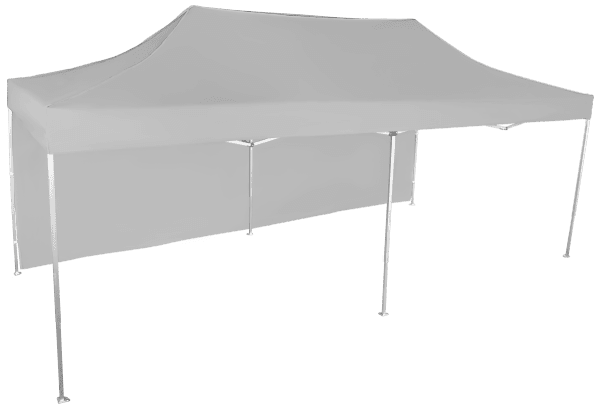 Rýchlorozkladací nožnicový stan 3x6m – hliníkový