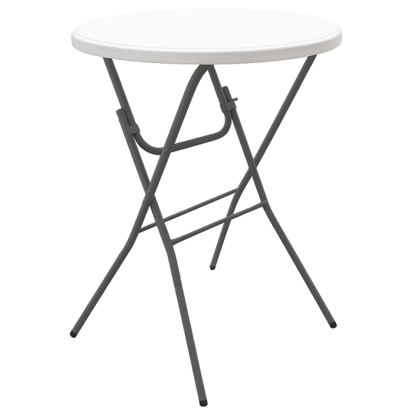 Skladací okrúhly "barový" stôl