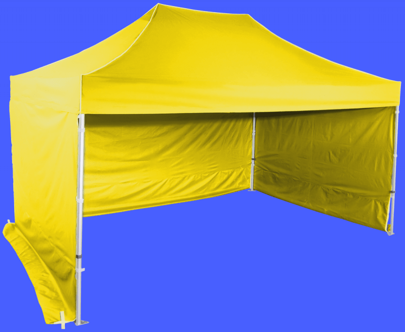 Fotografia produktu: Expodom Rozkladací stan 3x4,5m - hliníkový hexagon, Žltá