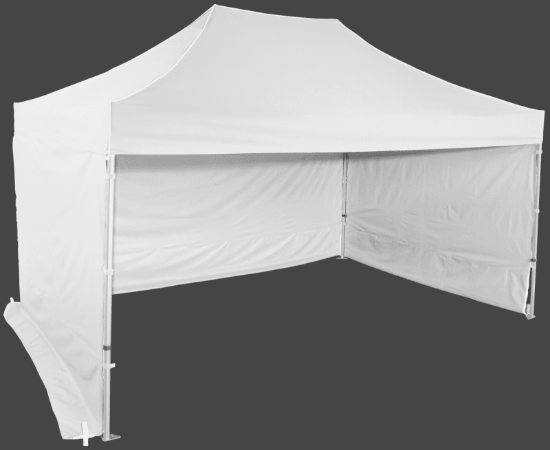 Fotografia produktu: Expodom Rozkladací stan 3x4,5m - hliníkový hexagon, Biela