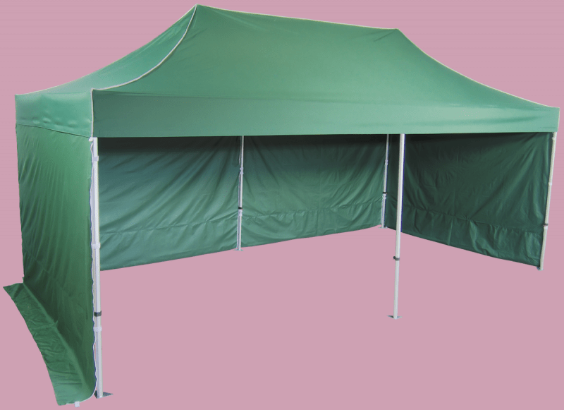 Fotografia produktu: Expodom Rozkladací stan 3x6m - hliníkový hexagon, Zelená