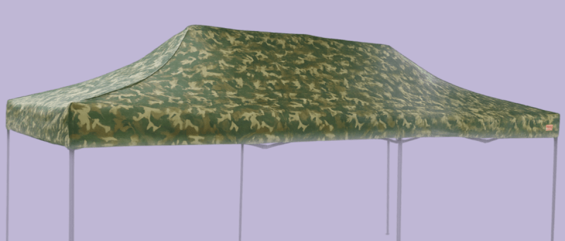 Strešná plachta 6x3m, Maskáčová
