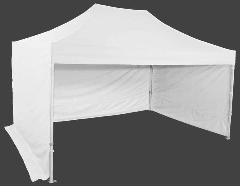 Fotografia produktu: Expodom Rozkladací stan 3x4,5m - Profi hliníkový hexagon, Biela