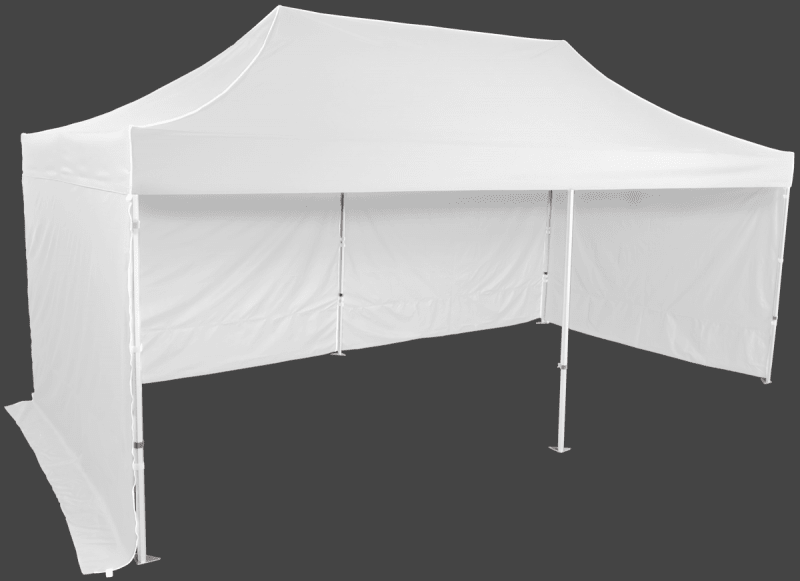 Fotografia produktu: Expodom Rozkladací stan 3x6m - hliníkový hexagon, Biela