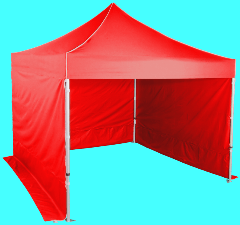 Fotografia produktu: Expodom Rozkladací stan 3x3m - hliníkový hexagon, Červená
