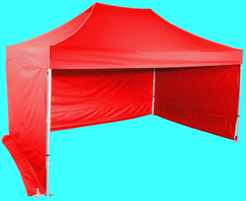 Fotografia produktu: Expodom Rozkladací stan 3x4,5m - hliníkový hexagon, Červená