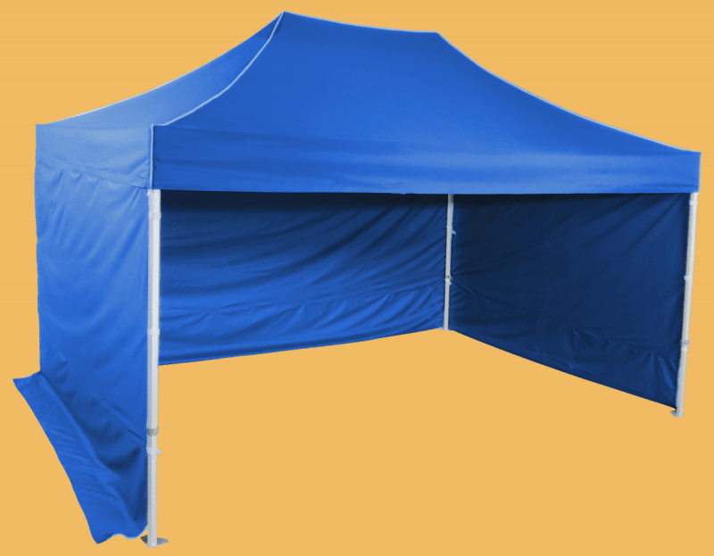 Fotografia produktu: Expodom Rozkladací stan 3x4,5m - Profi hliníkový hexagon, Modrá