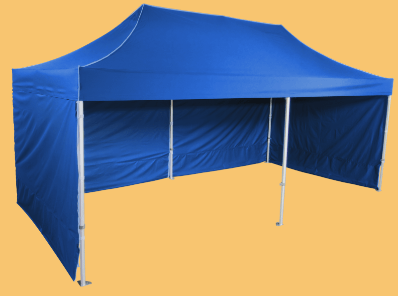 Fotografia produktu: Expodom Rozkladací stan 3x6m - Profi hliníkový hexagon, Modrá