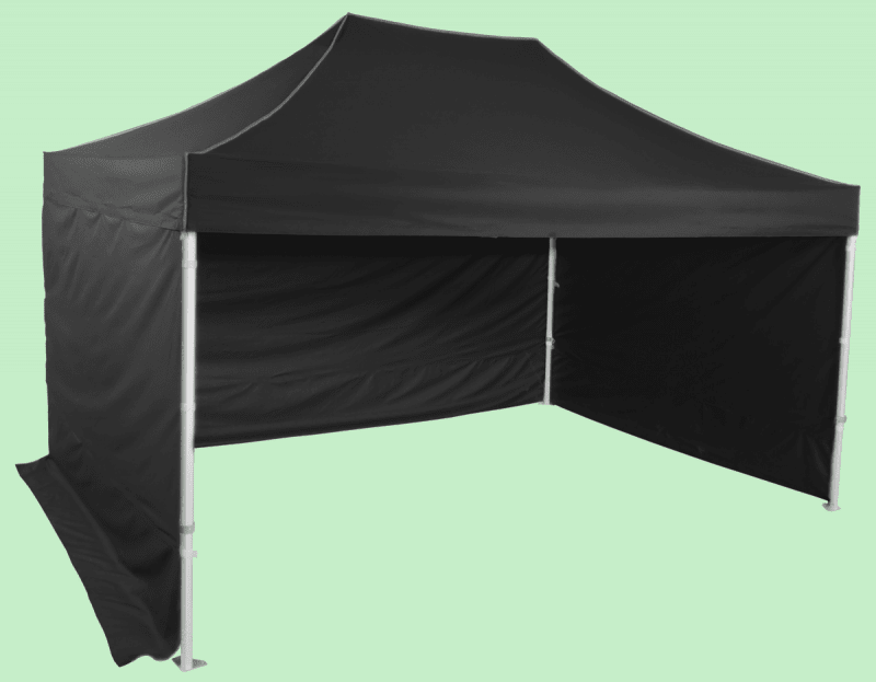 Fotografia produktu: Expodom Rozkladací stan 3x4,5m - Profi hliníkový hexagon, Čierna