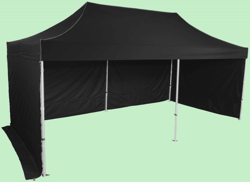 Fotografia produktu: Expodom Rozkladací stan 3x6m - hliníkový hexagon, Čierna