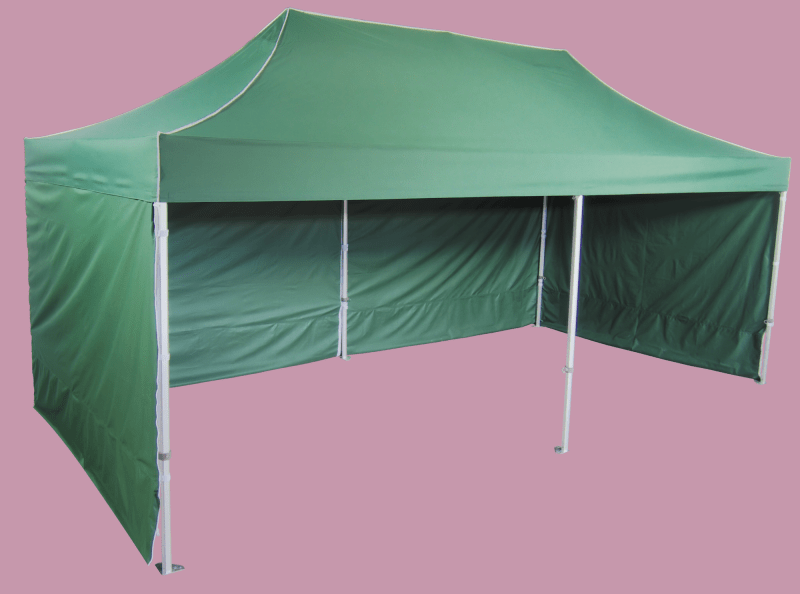 Fotografia produktu: Expodom Rozkladací stan 3x6m - Profi hliníkový hexagon, Zelená